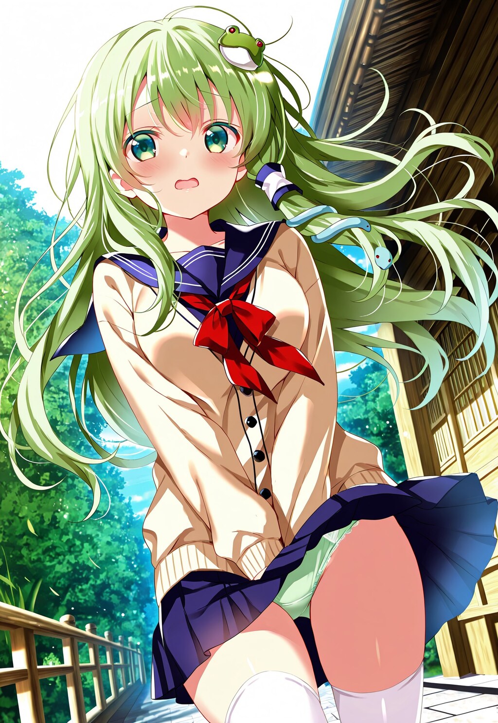 早苗ちゃんパンチラ