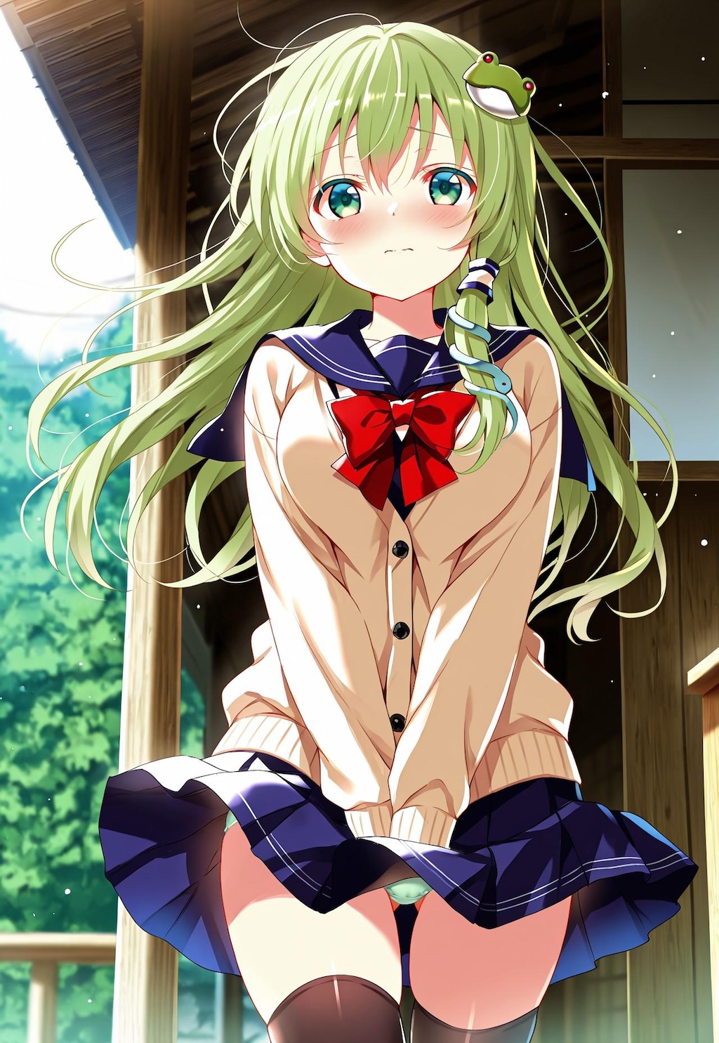 早苗ちゃんパンチラ