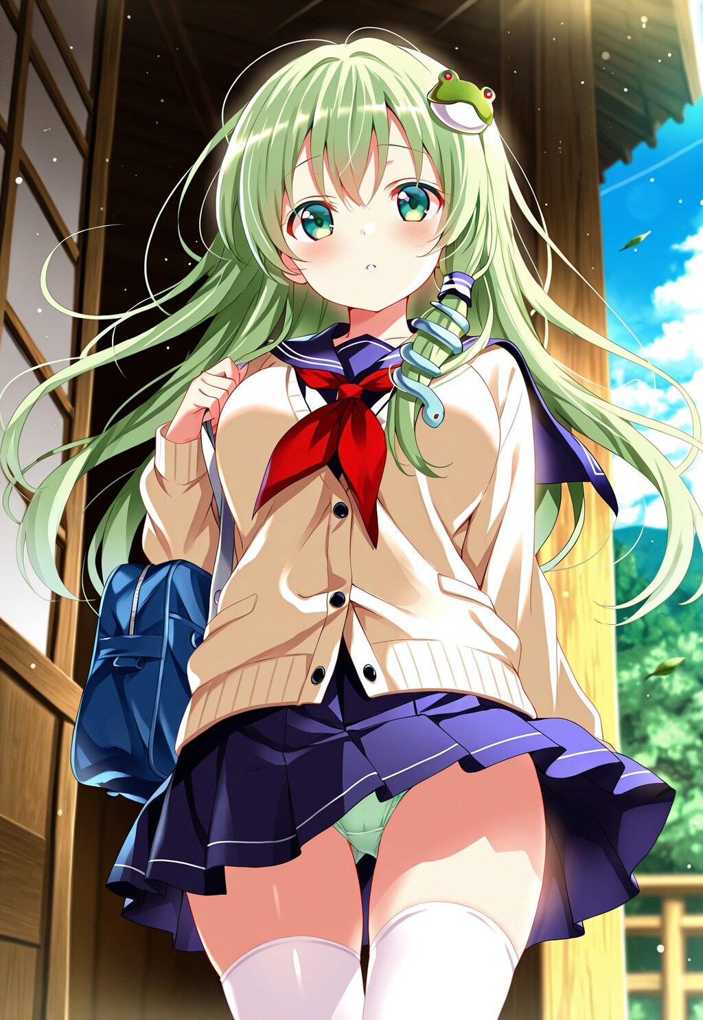 早苗ちゃんパンチラ