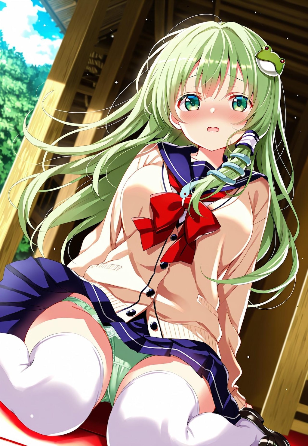 早苗ちゃんパンチラ