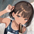 スク水とチョコバナナ 7枚目