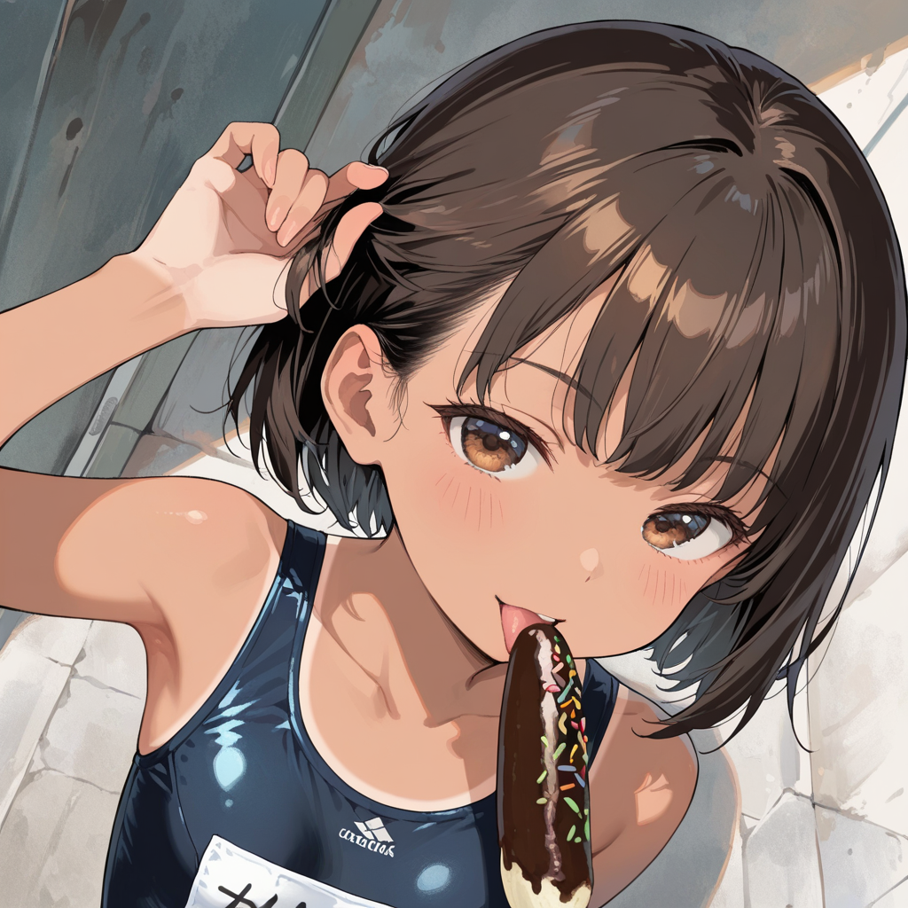 スク水とチョコバナナ