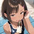 スク水とチョコバナナ 3枚目