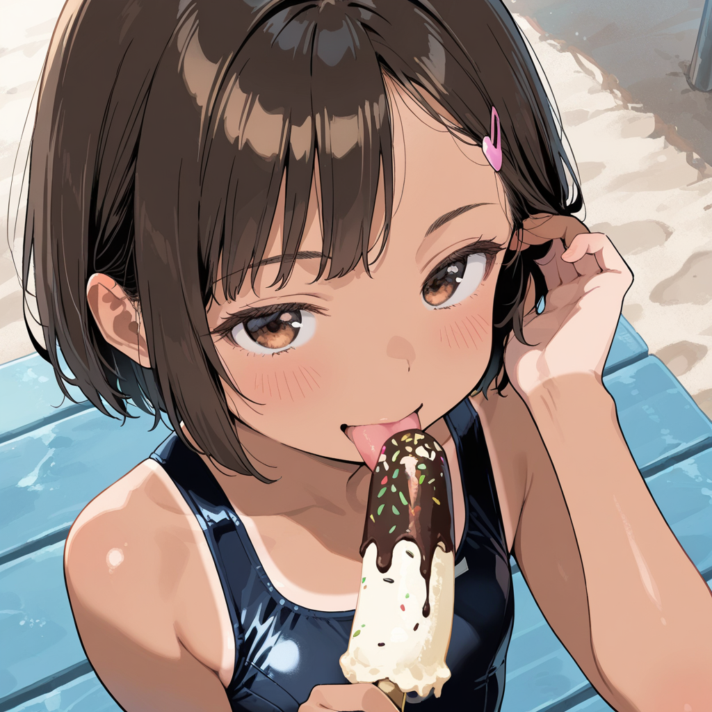スク水とチョコバナナ