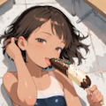 スク水とチョコバナナ 4枚目