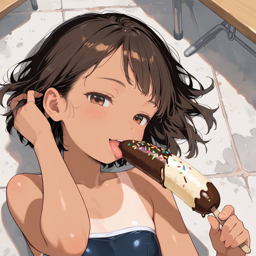 スク水とチョコバナナ