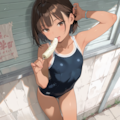 スク水とチョコバナナ 6枚目