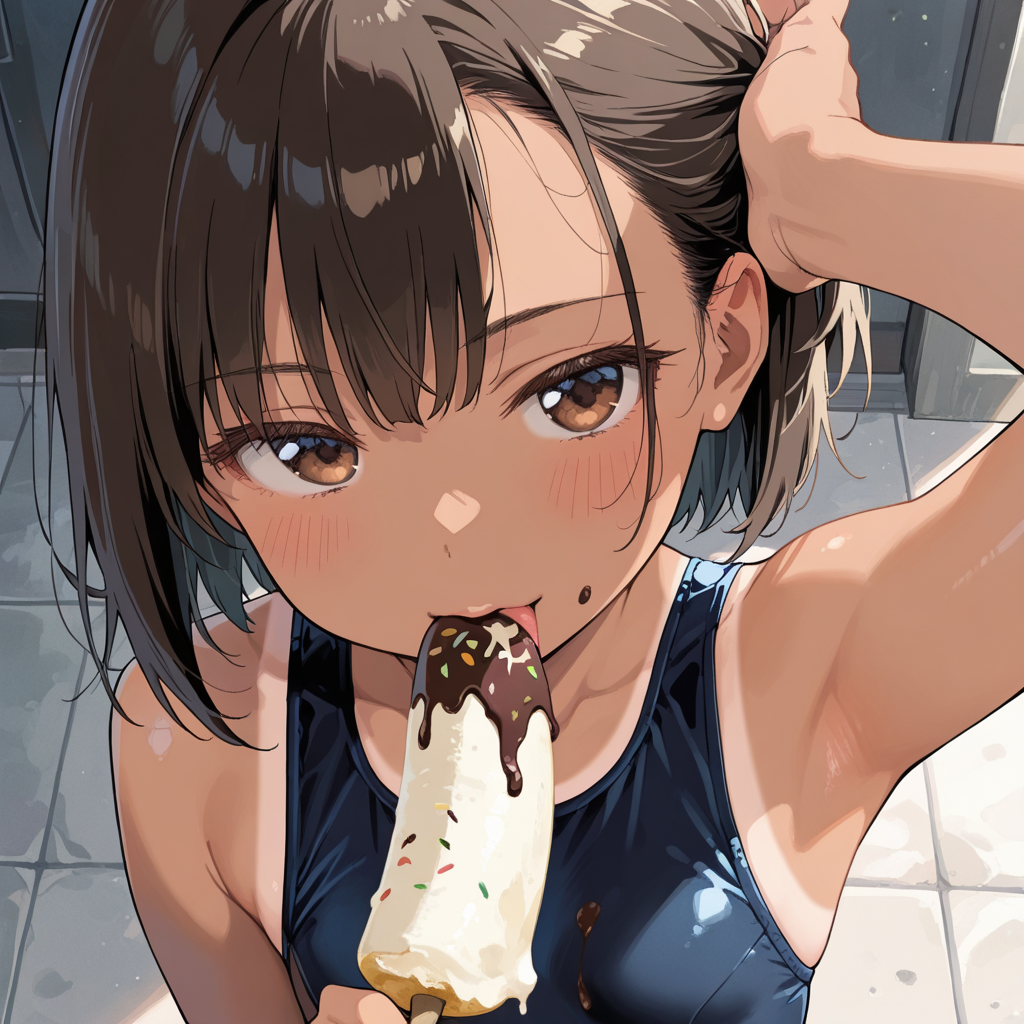 スク水とチョコバナナ