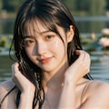 髪を洗う女性 2 4枚目