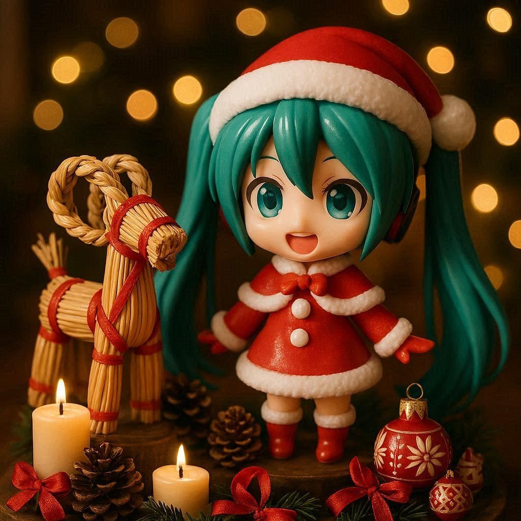 ミクと藁のヤギ