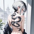刺青お尻半分 3枚目