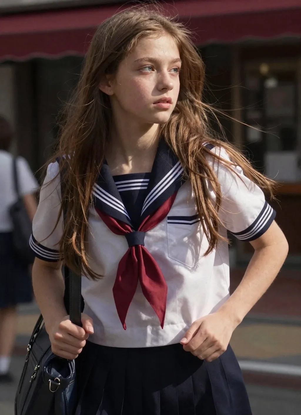 街で見つけたハーフもしくは留学生っぽい子