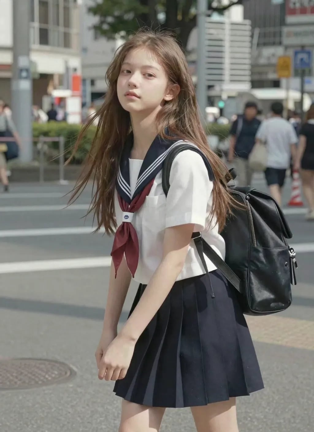 街で見つけたハーフもしくは留学生っぽい子