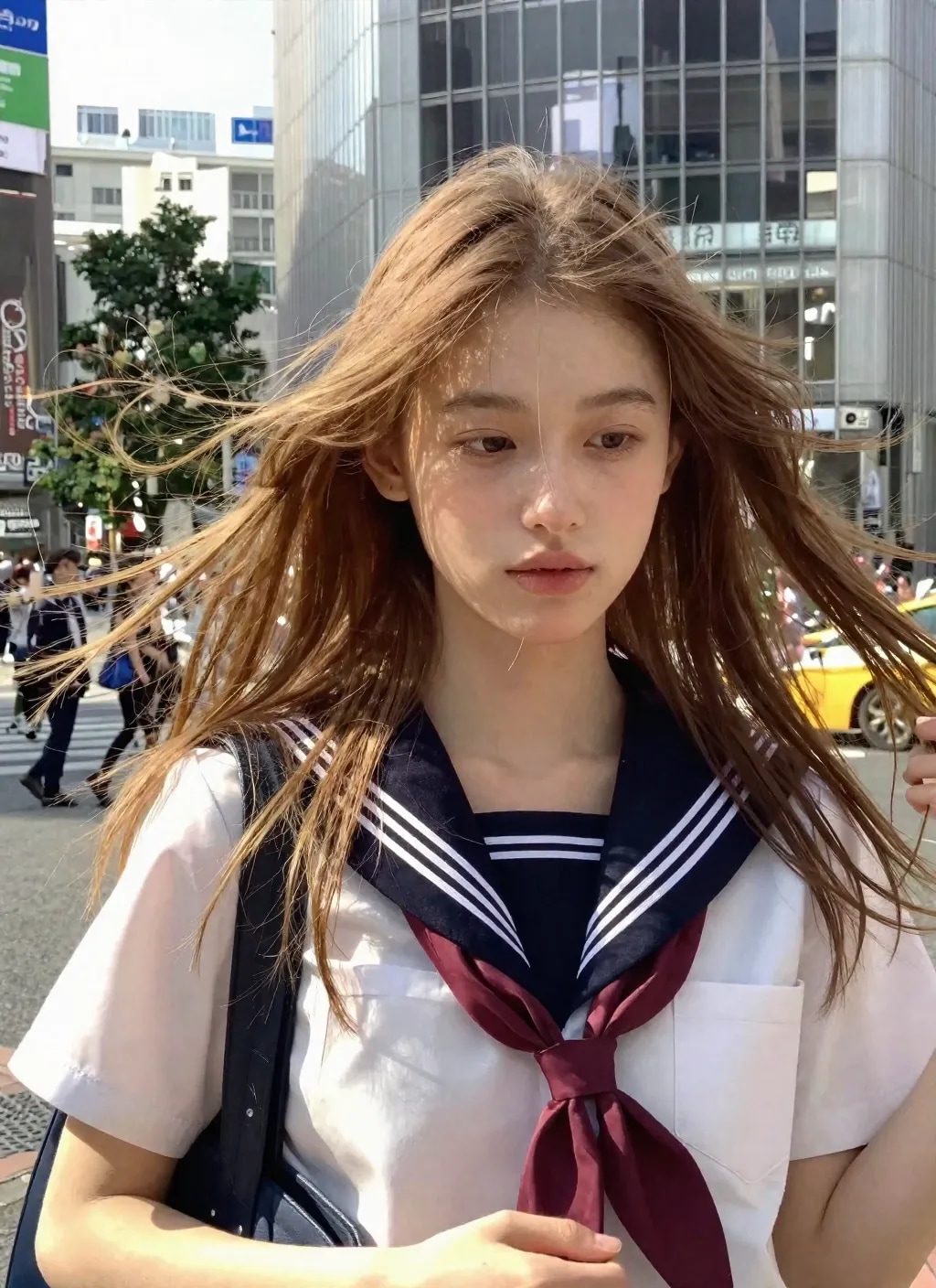 街で見つけたハーフもしくは留学生っぽい子