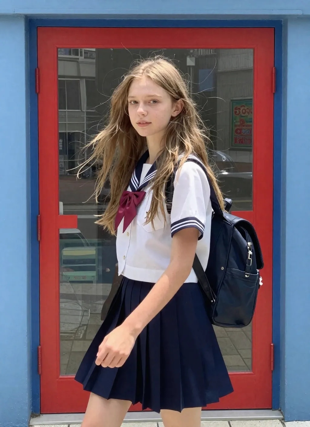 街で見つけたハーフもしくは留学生っぽい子