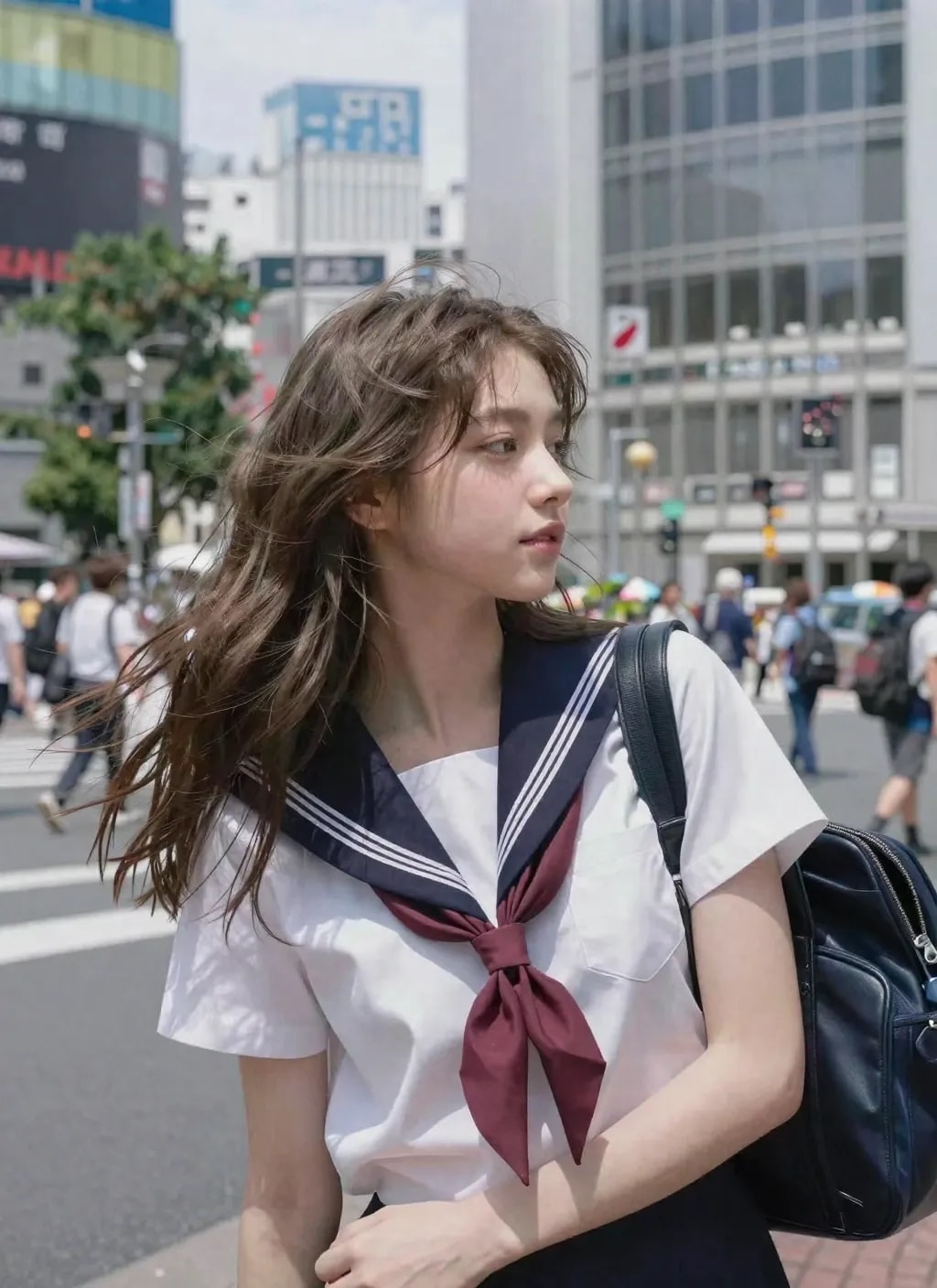 街で見つけたハーフもしくは留学生っぽい子