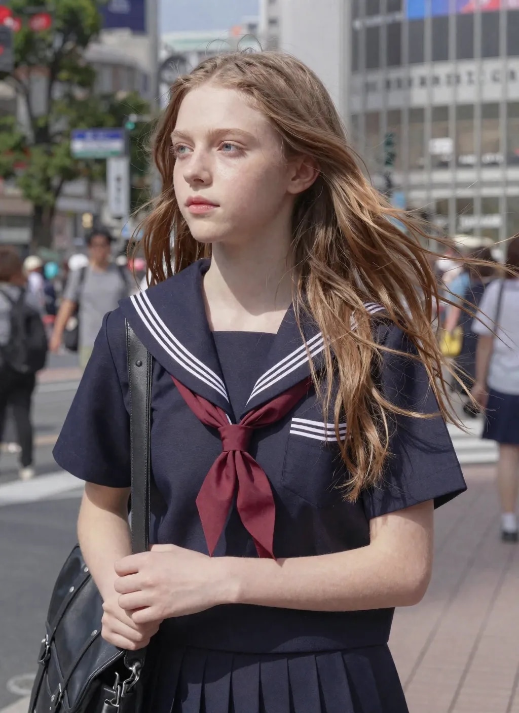 街で見つけたハーフもしくは留学生っぽい子