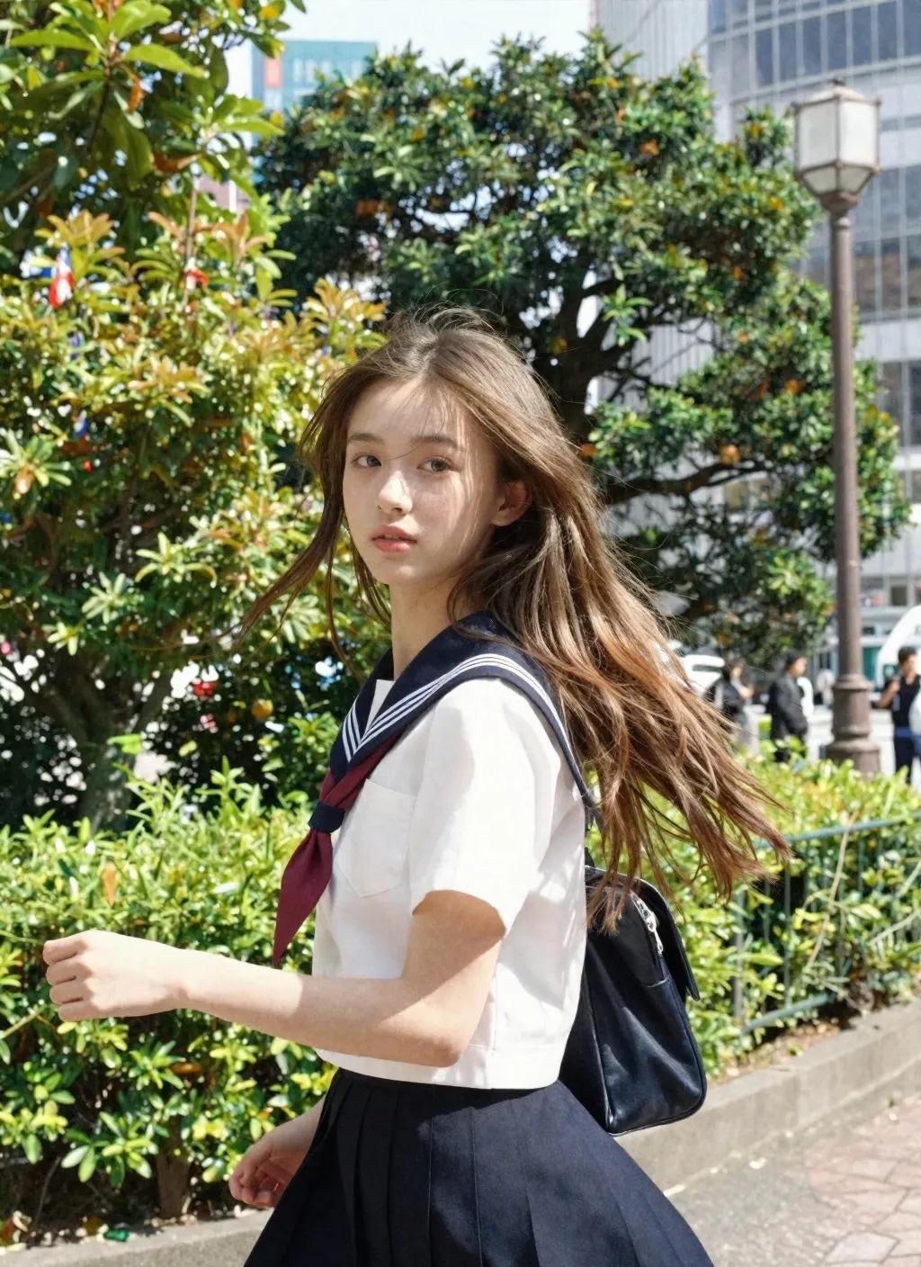 街で見つけたハーフもしくは留学生っぽい子