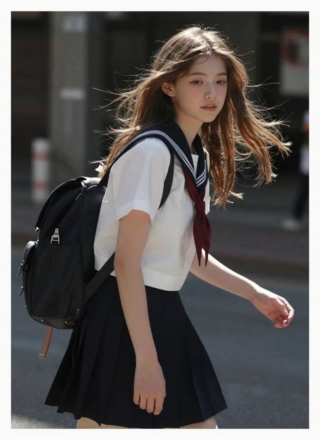 街で見つけたハーフもしくは留学生っぽい子