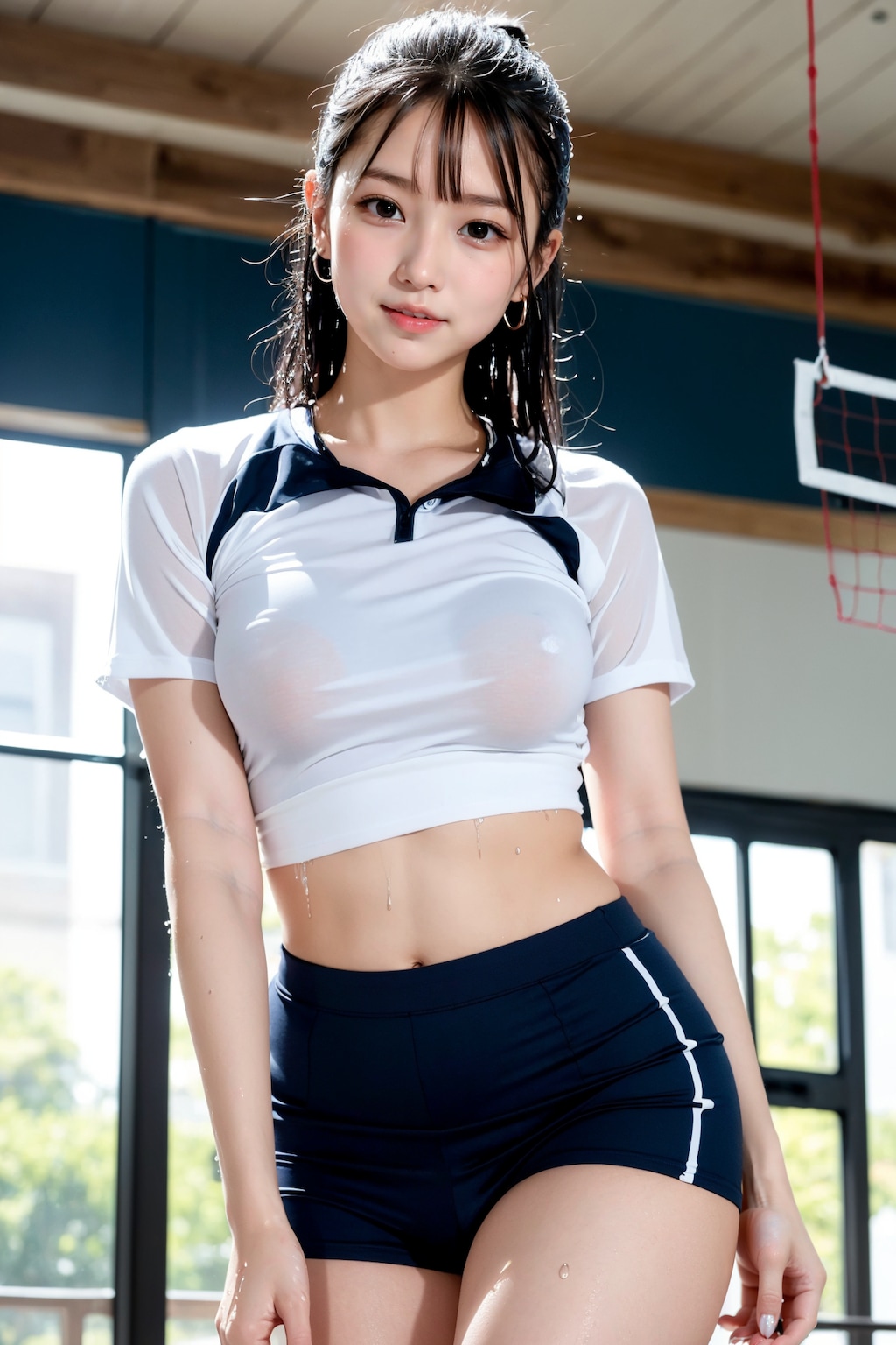 バレー部女子高生２