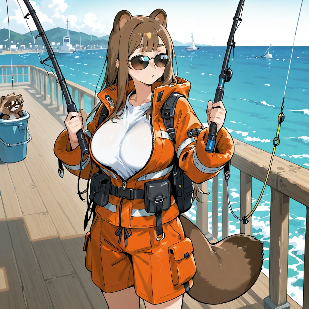 釣りたぬきちゃん