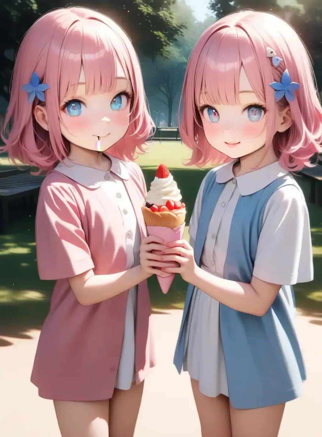 双子ちゃんクレープ2