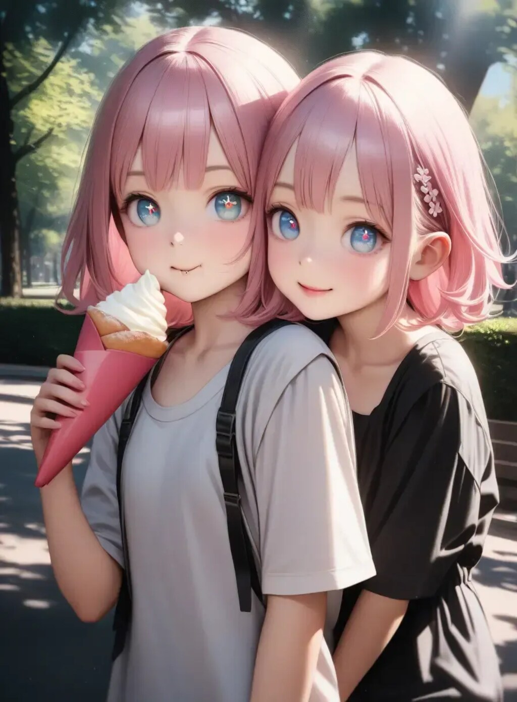 双子ちゃんクレープ2