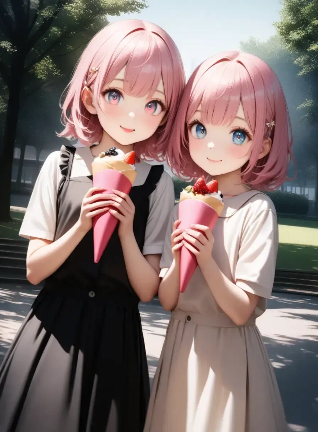 双子ちゃんクレープ2