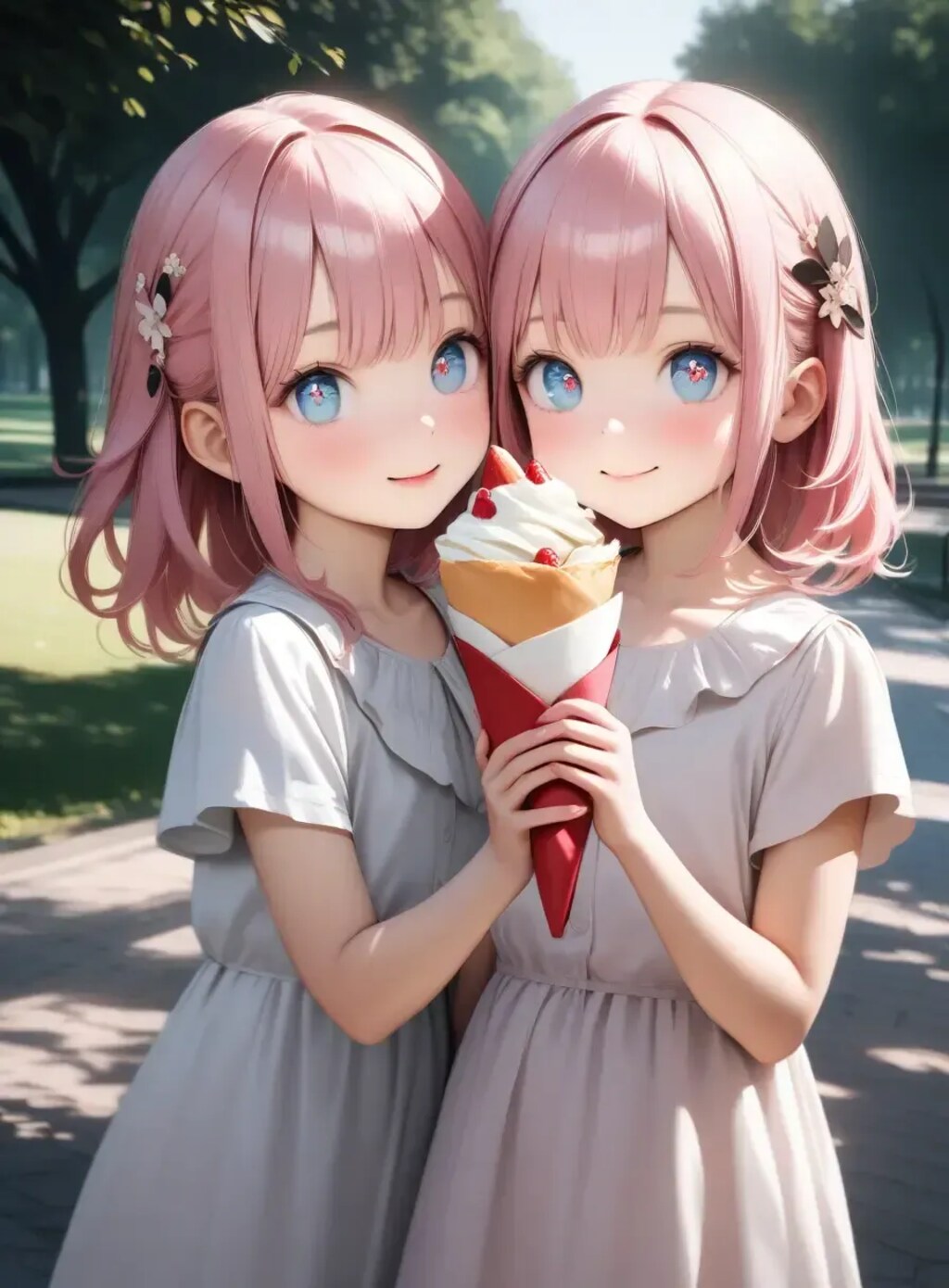 双子ちゃんクレープ2