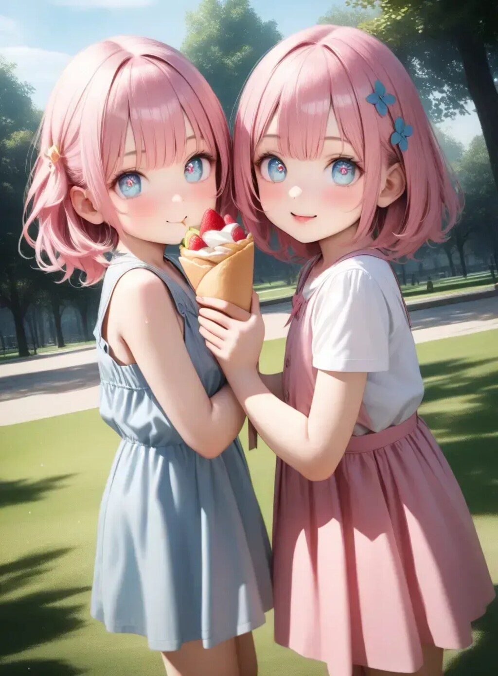 双子ちゃんクレープ2