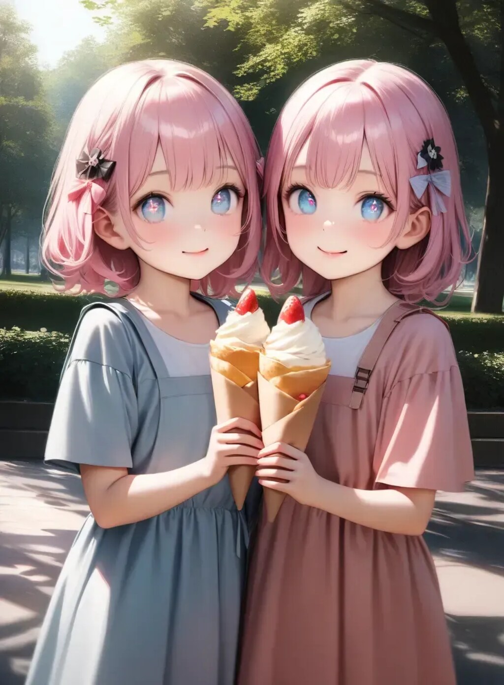 双子ちゃんクレープ2