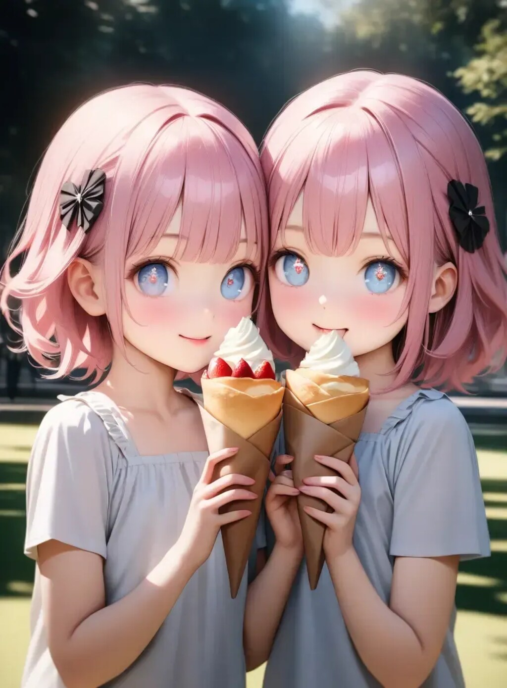 双子ちゃんクレープ2