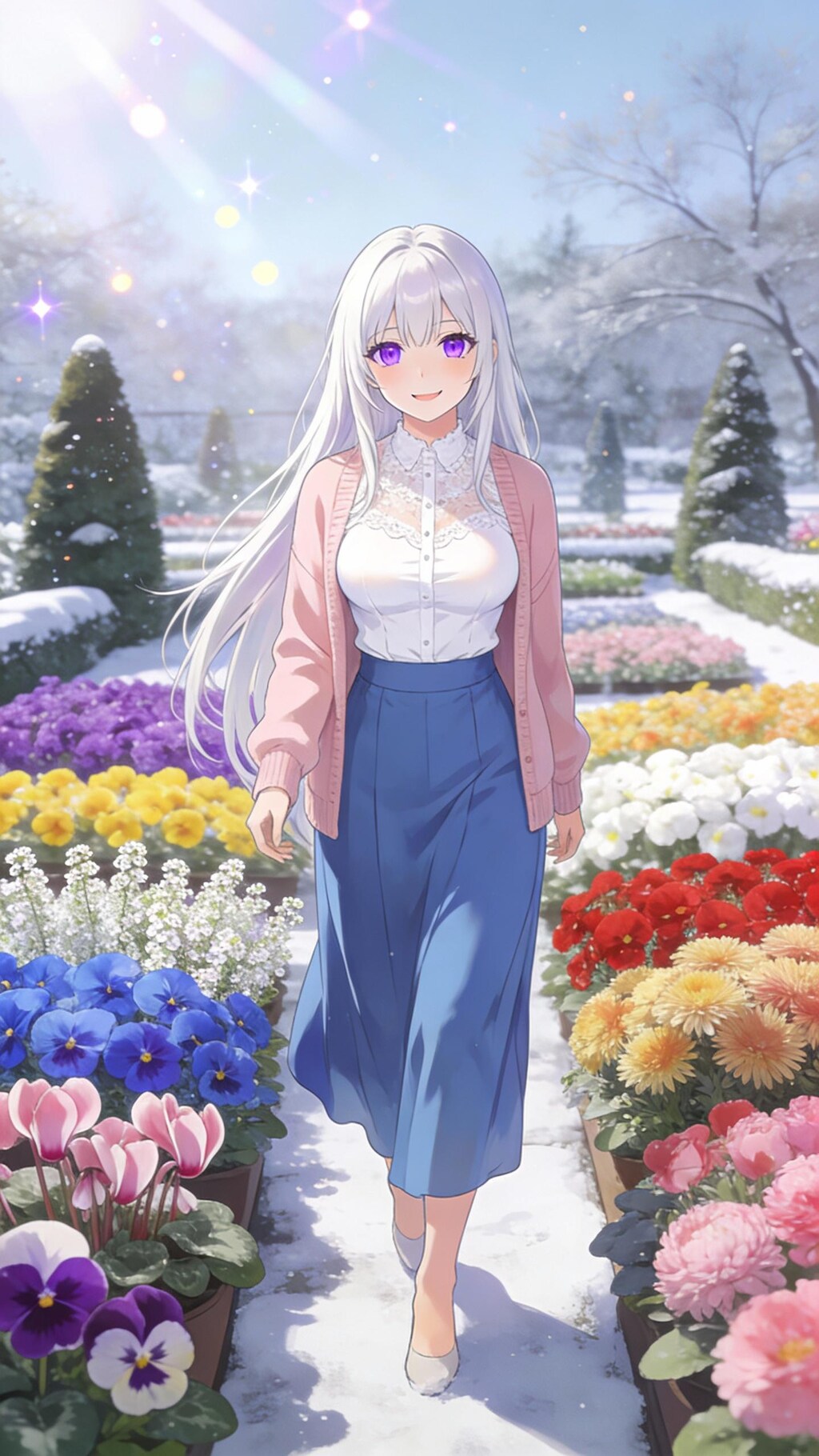 雪の庭 Seedream 4.5版