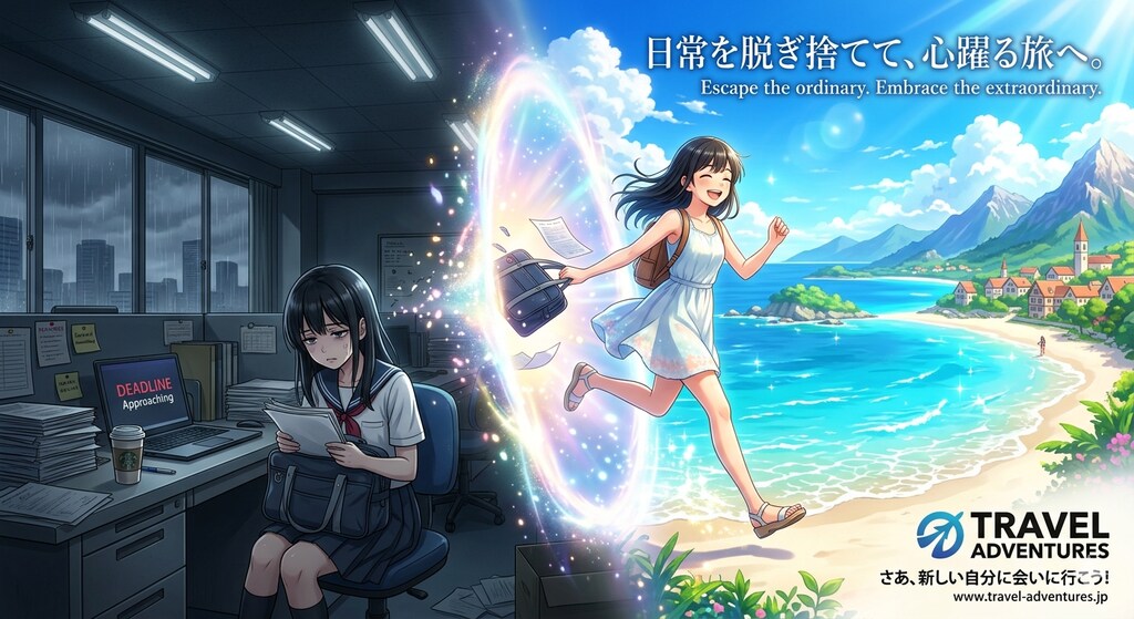 日常からの劇的な解放