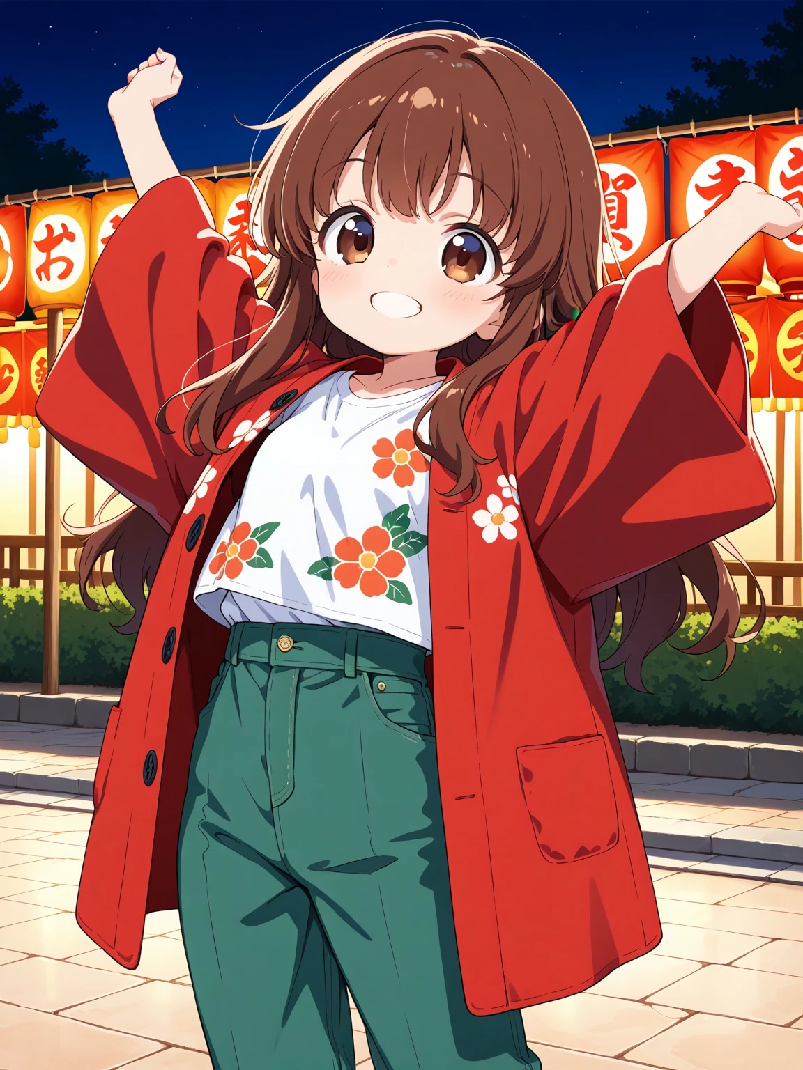 緑デニムなかえでちゃん