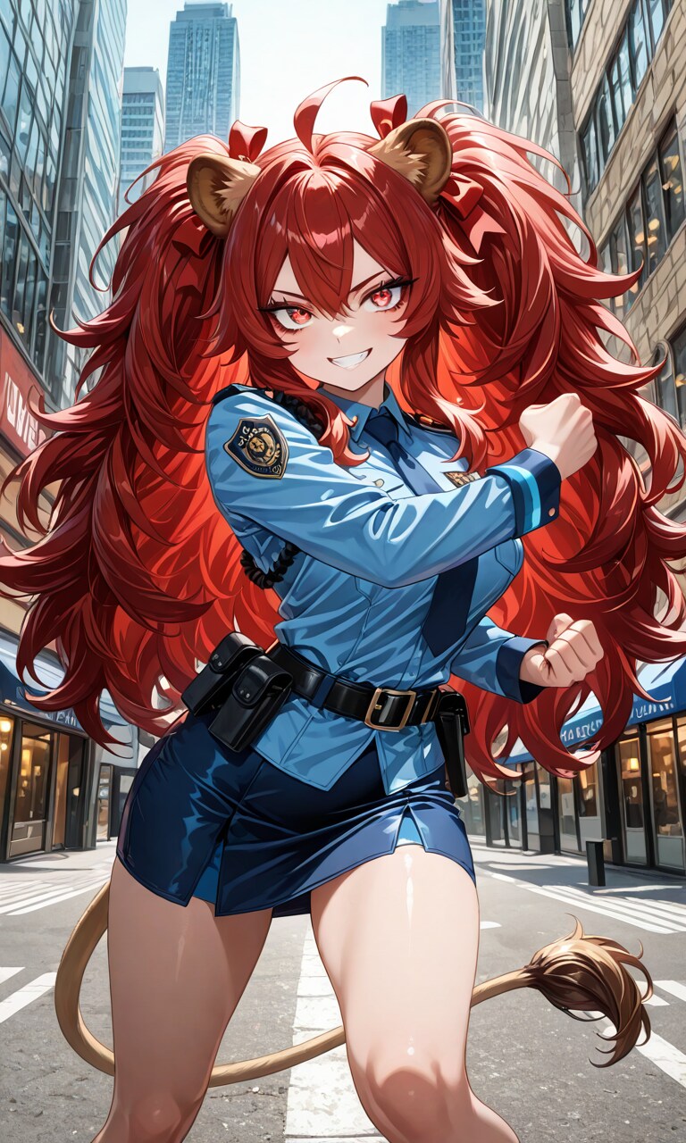 シエル(がおねぇ)警察官 | の人気AIイラスト・グラビア