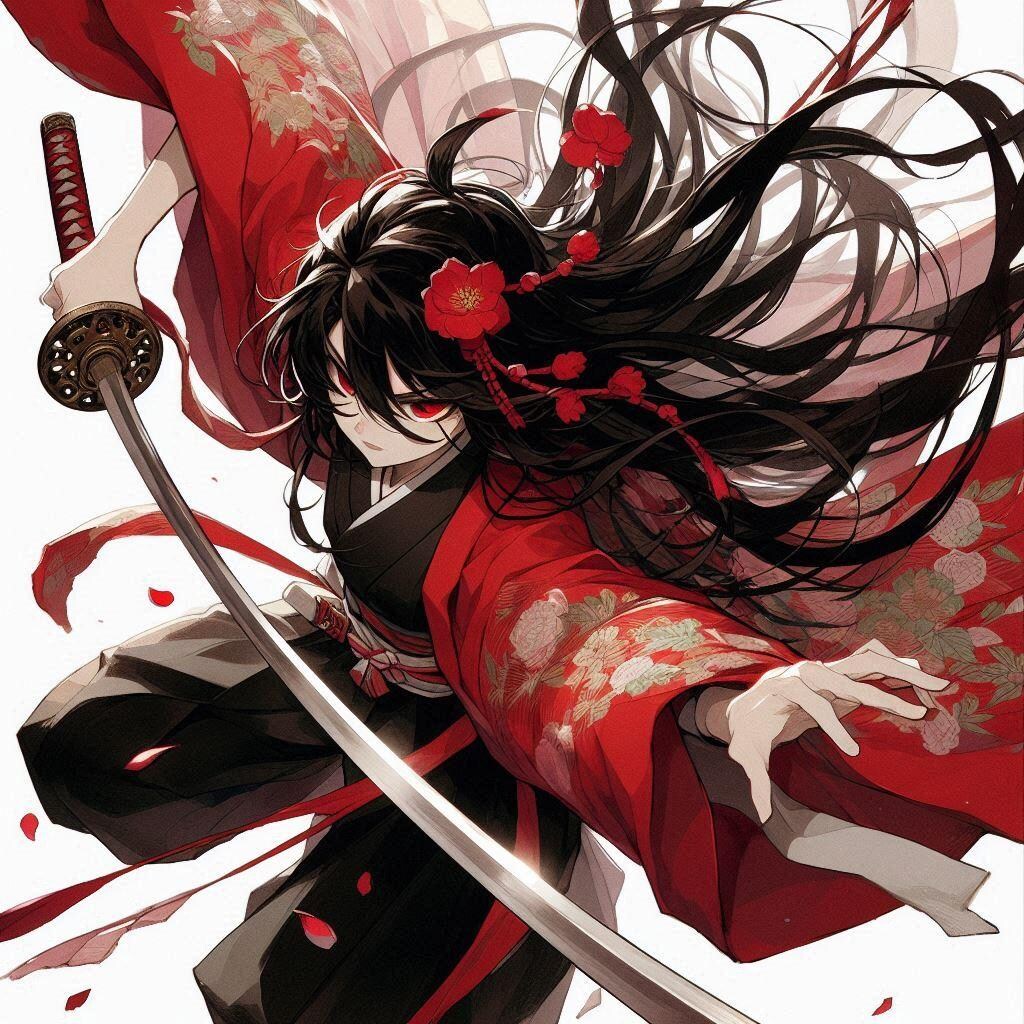 黒髪の女侍さん３５８