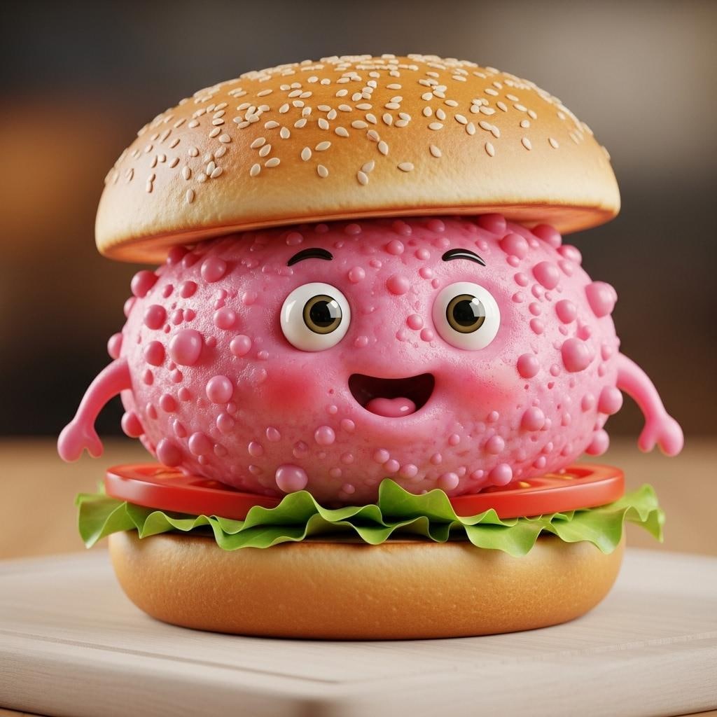 ももほうくんバーガー