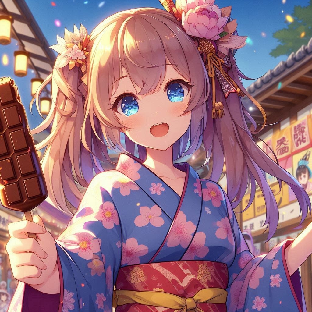 半分溶かした板チョコで作られたチョコバナナ