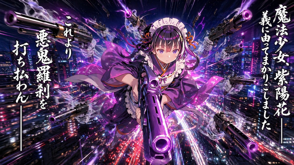 魔法少女・紫陽花