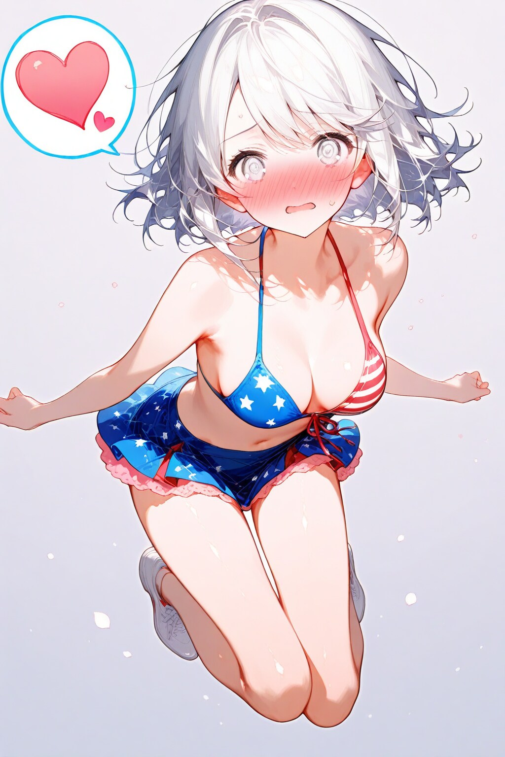 ミニスカジャンプチャレンジ