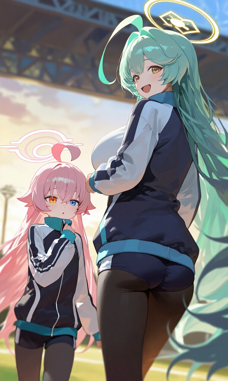 ホシノとユメ　タイツとジャージ2