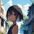 褐色少女と出會った 3枚目