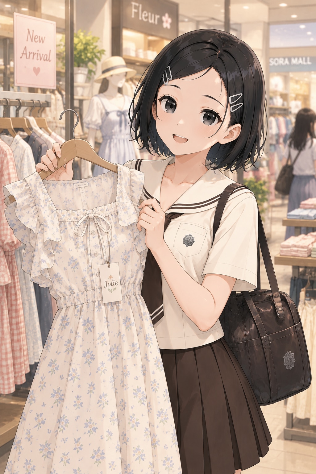 架空制服女子４４　真央ちゃん | の人気AIイラスト・グラビア