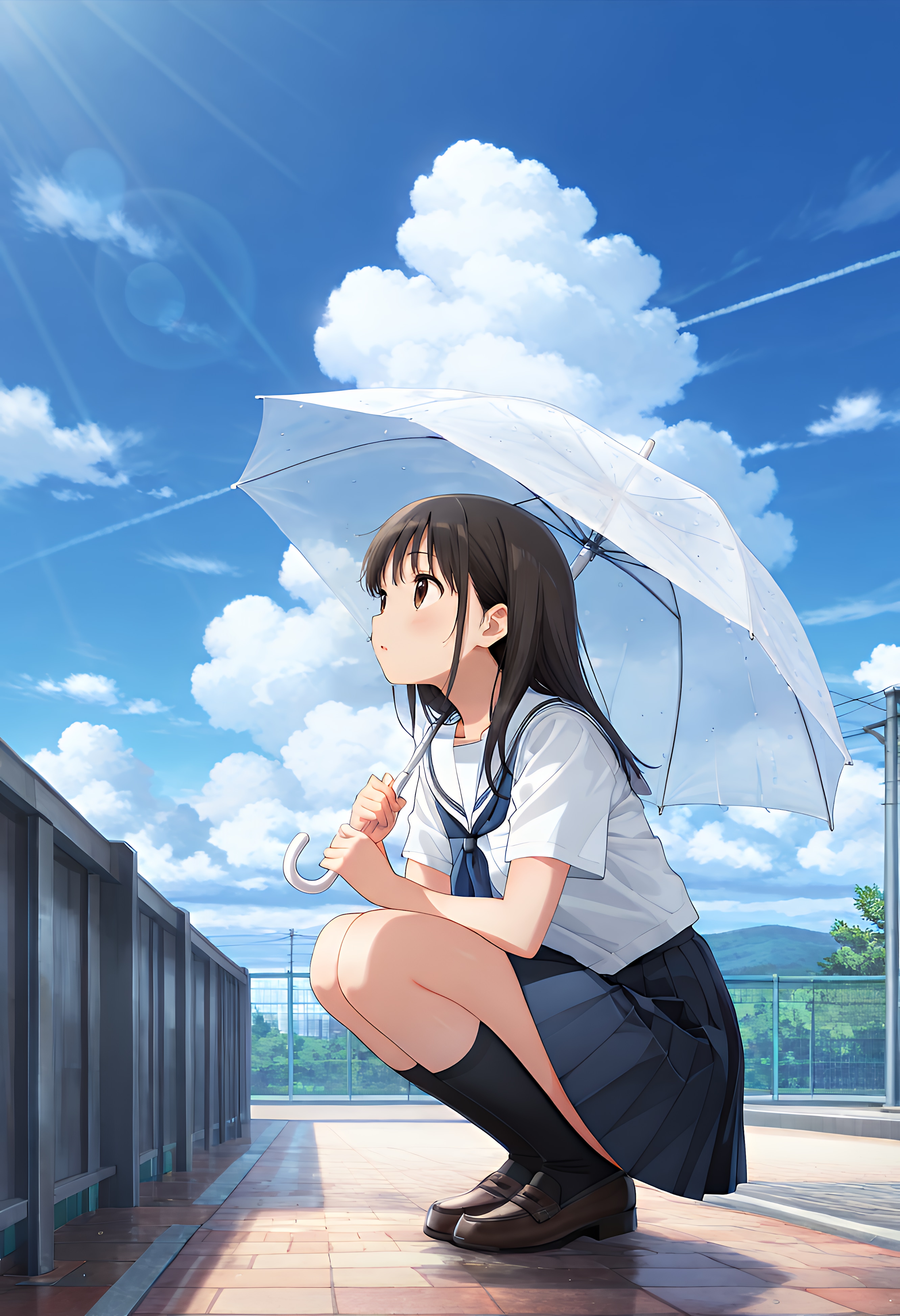 止んじゃった | の人気AIイラスト・グラビア