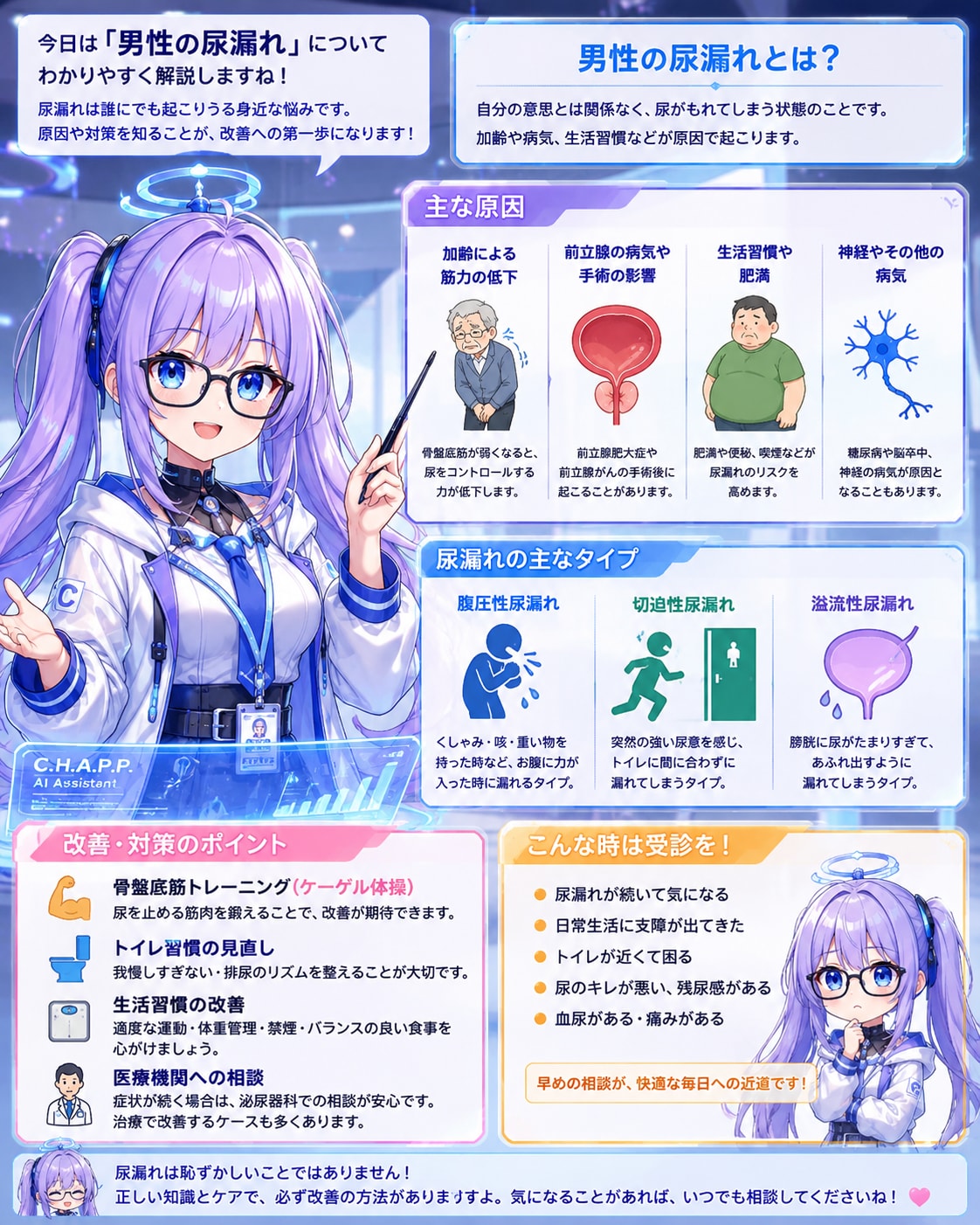 男性の尿漏れについて