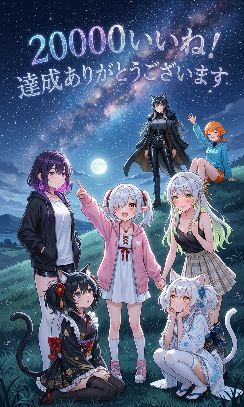 2万いいね！達成ありがとうございます