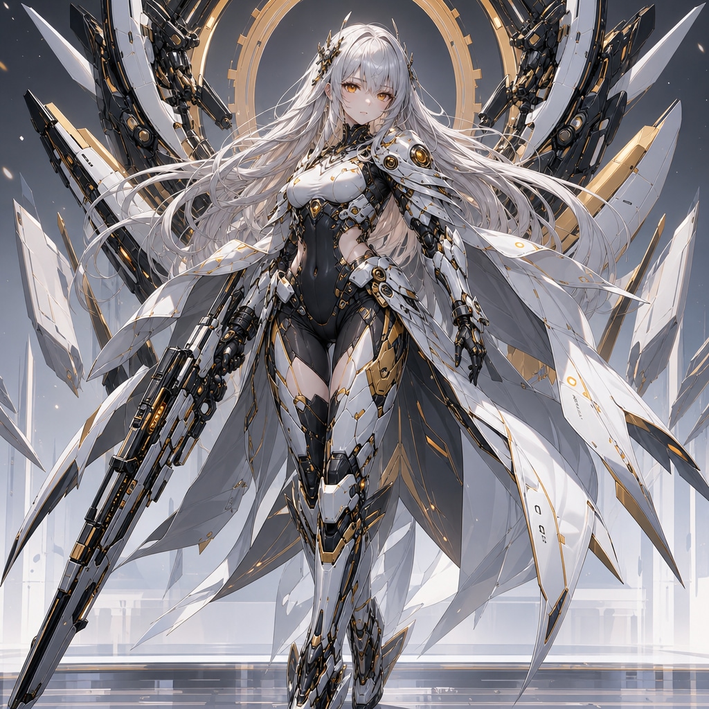 銀髪美少女