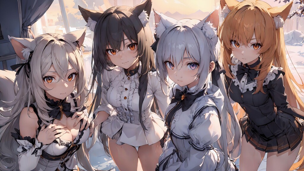 猫耳美少女にあいさつされたい