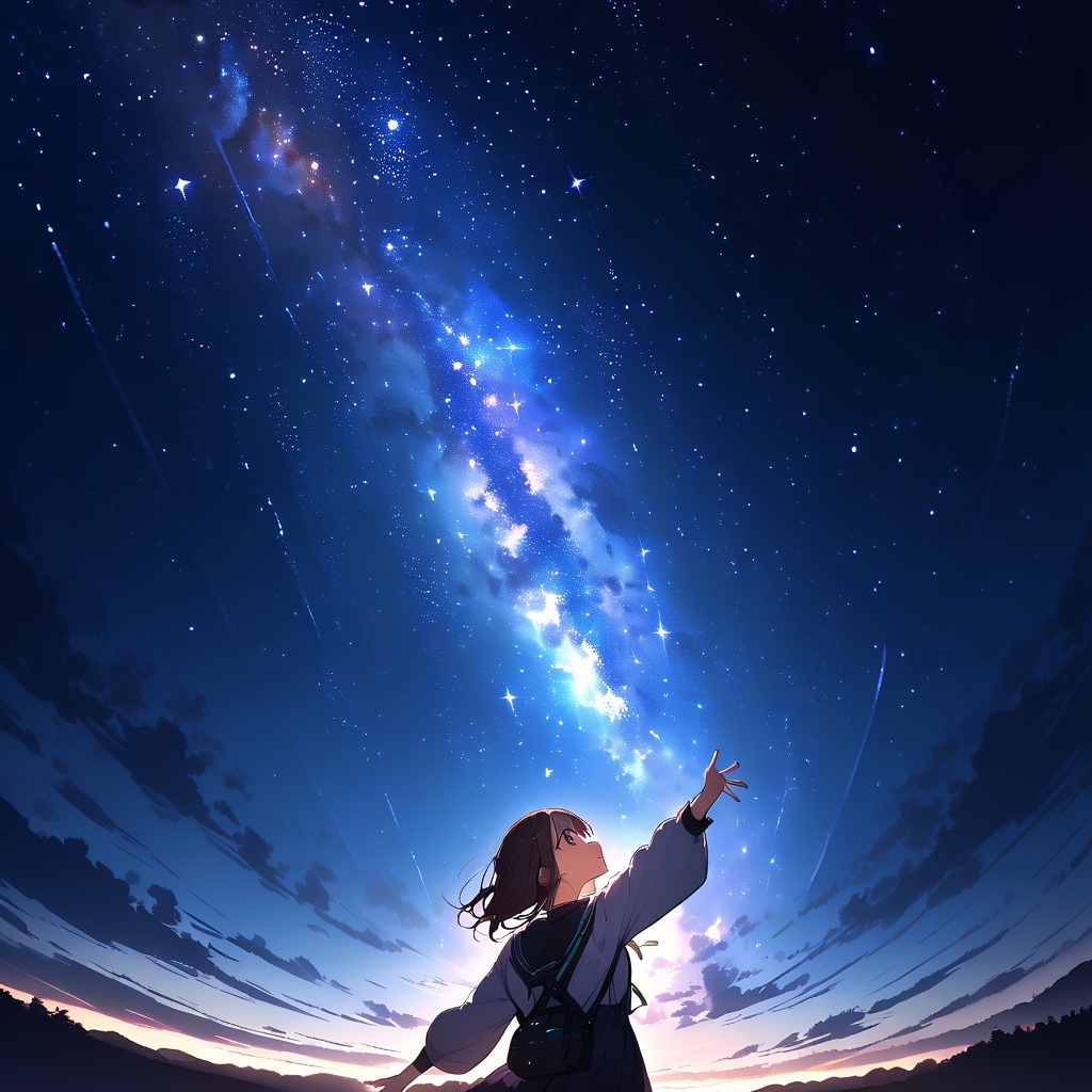 星空に手を伸ばして